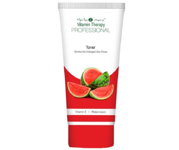 Herbs & More Vitamin Therapy Professional Face Toner Moisturizing Brightening, Bright Skin100 Gm