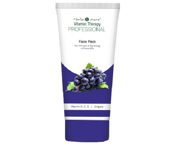 Herbs & More Vitamin Therapy Professional Face Pack For Bighting And Glowing Skin 100 Gm