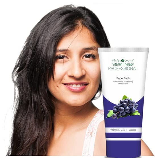 Herbs & More Vitamin Therapy Professional Face Pack For Bighting And Glowing Skin 100 Gm