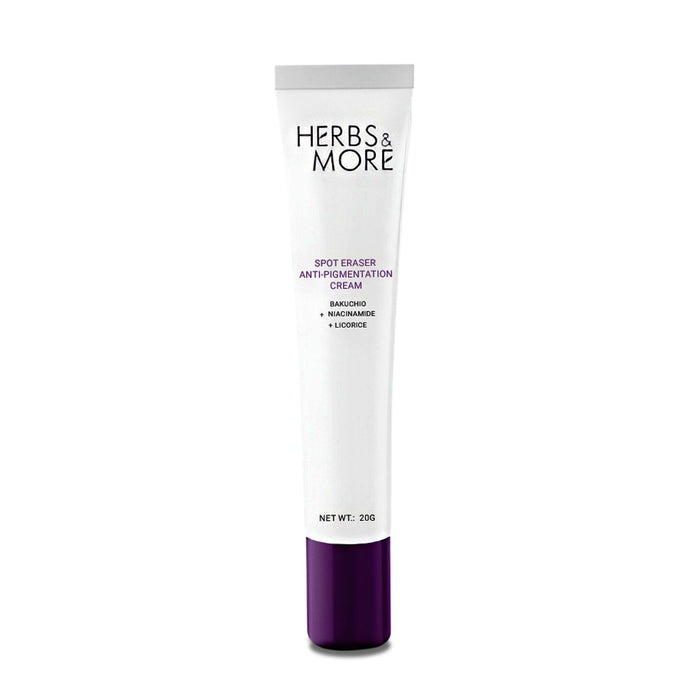 Herbs & More Spot Eraser Anti-Pigmentation Cream - 20g | Brightening & Even Skin Tone | Reduces Dark Spots & Blemishes