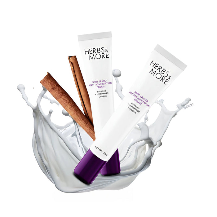 Herbs & More Spot Eraser Anti-Pigmentation Cream - 20g | Brightening & Even Skin Tone | Reduces Dark Spots & Blemishes
