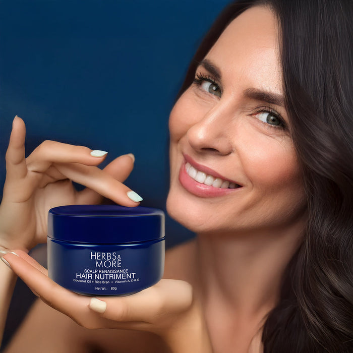 Herbs & More Scalp Renaissance Hair Nutriment - 80g | Nourishing Scalp Treatment | Promotes Hair Growth & Strengthens Roots