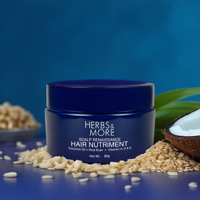Herbs & More Scalp Renaissance Hair Nutriment - 80g | Nourishing Scalp Treatment | Promotes Hair Growth & Strengthens Roots