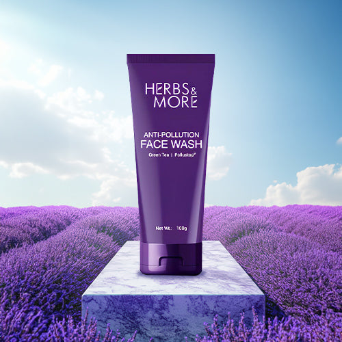 Herbs & More Anti-Pollution Face Wash - 100gm | Deep Cleansing & Detoxifying | Removes Dirt, Impurities & Pollutants