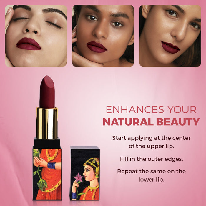 Rang De Lipstick Raaz Shed 4.1 GMS Paraben free Sulphate free Phthalate free Silica free Cruelty free Vegan