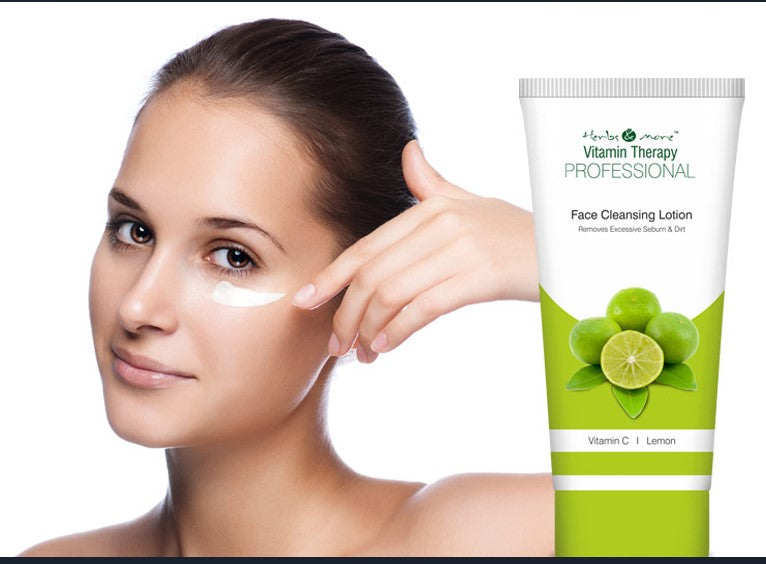 Herbs & More Vitamin Therapy Professional Massage Cream, Tan Face And Body Combo Face Scrub, Face Pack, Face Gel Facial Kit For Women 20.29 fl oz
