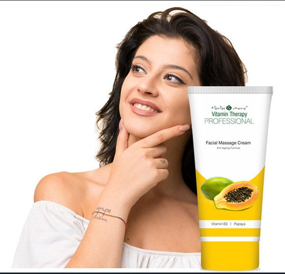 Herbs & More Vitamin Therapy  Professional Facial Massage Cream 3.38 fl oz