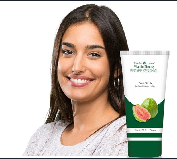 Herbs & More Vitamin Therapy Professional Massage Cream, Tan Face And Body Combo Face Scrub, Face Pack, Face Gel Facial Kit For Women 20.29 fl oz