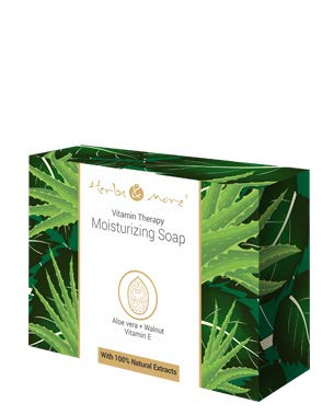 Herbs & More Vitamin Therapy Moisturizing Soap Pack of 5 375 GMS