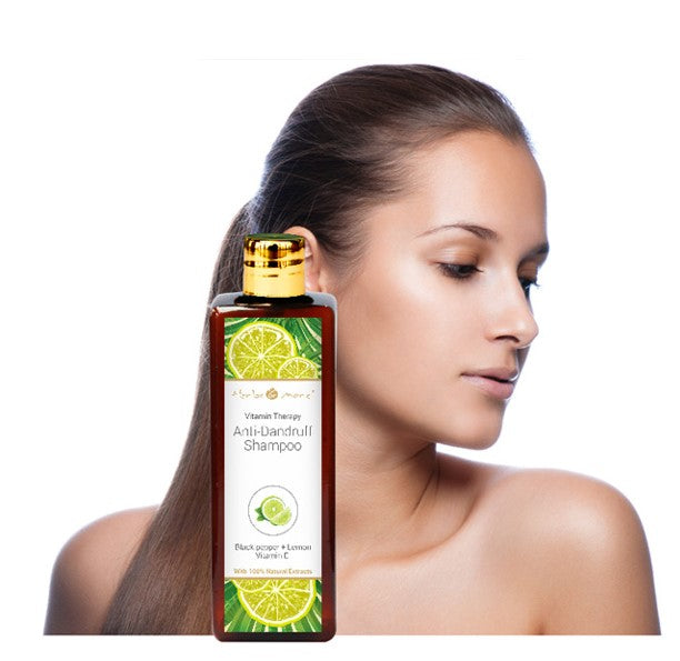 Herbs & More Vitamin Therapy Anti Dandruff Nourishing Shampoo Sulphate free 3.38 fl oz