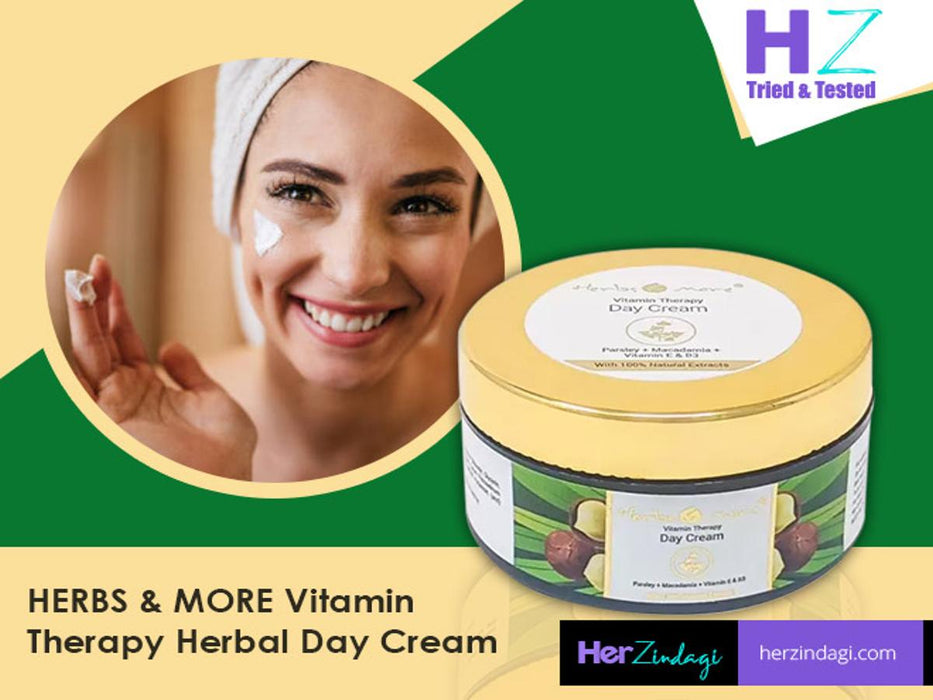 Vitamin Therapy Day Cream with SPF 15 Parsley Extract Macadamia Oil Jojoba Oil Tocopherol Vitamin E 50 GM