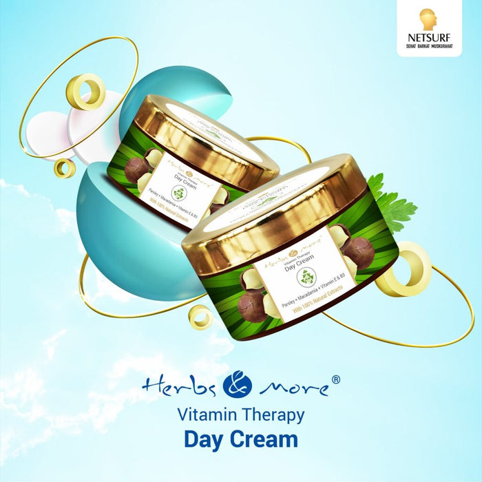 Vitamin Therapy Day Cream with SPF 15 Parsley Extract Macadamia Oil Jojoba Oil Tocopherol Vitamin E 50 GM