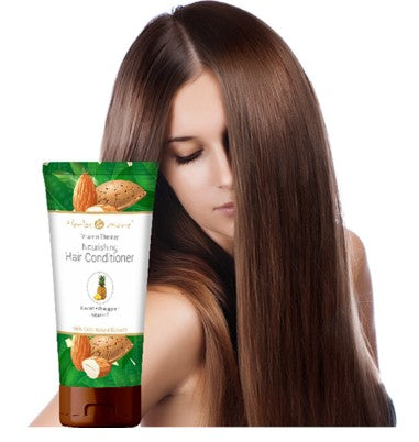 Herbs & More Vitamin Therapy Hair Conditioner with Pineapple Almond Oil Vitamin E Wheat Protein