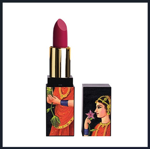 Rang De Lipstick Madhubani Shed 4.1 GMS Paraben free Sulphate free Phthalate free Silica free Cruelty free Vegan