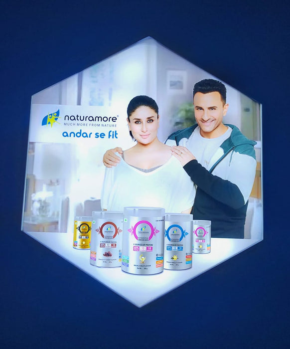 NATURAMORE PLUS 60 PERCENT PROTEIN 13 VITAMINS 11 MINERALS PROBIOTICS PREBIOTIC POWDER ALOE VERA OMEGA 3 DHA