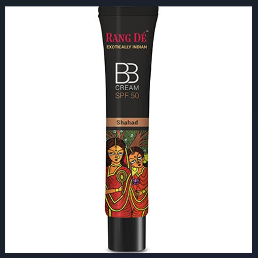 Rang De BB Cream SPF 50 Sahad Light Face Makeup With Natural Coverage Tinted Moisturizer to Brighten Skin (30 GMS)
