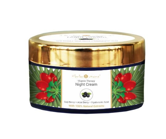Vitamin Therapy Night Cream with Acai Berry Goji Berry Hyaluronic Acid